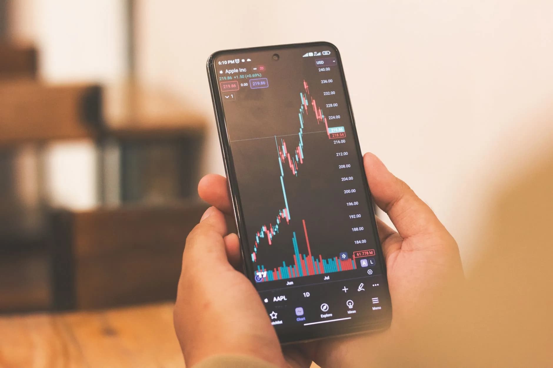 Diagramma di un contratto smart su blockchain